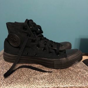 Black Hightop chucks
